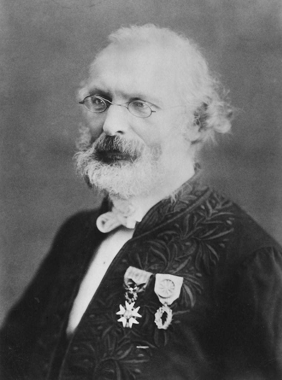 Portret Fryderyka Passy autorstwa Eugene Pirou