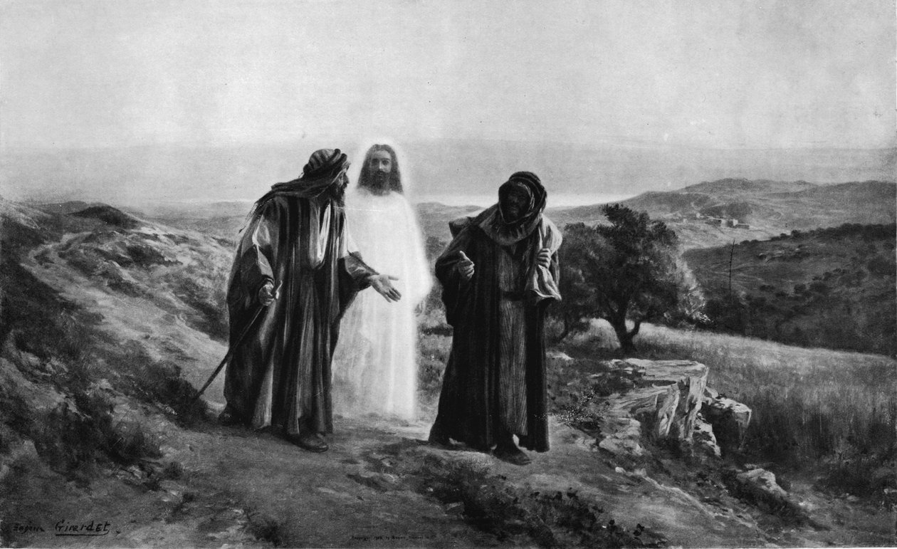 Uczniowie w Emaus, c1905, 1912 autorstwa Eugene Alexis Girardet
