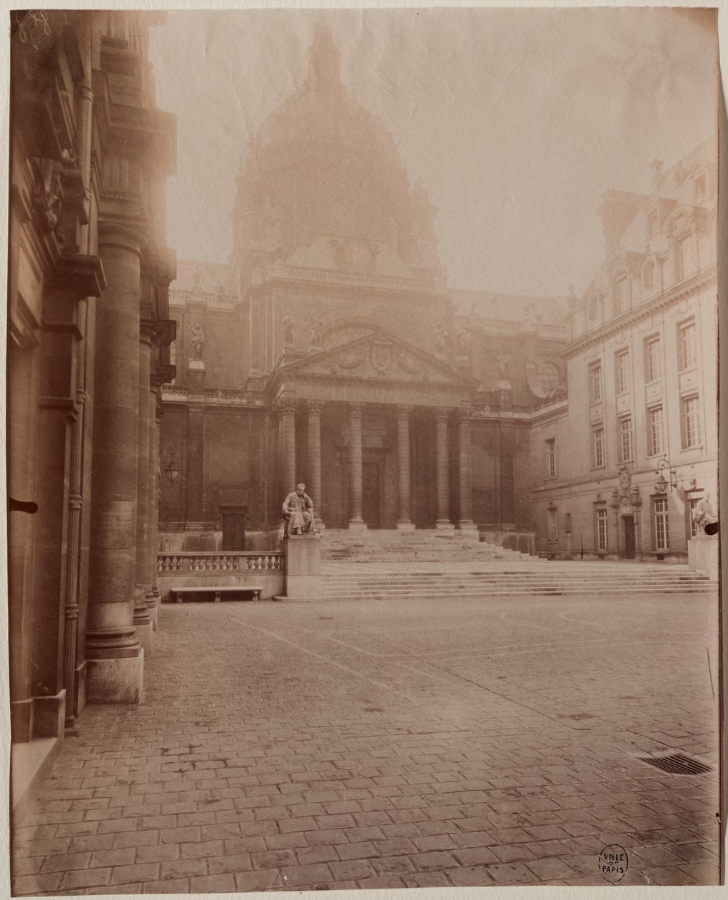 Sorbona, Paryż autorstwa Eugène Atget