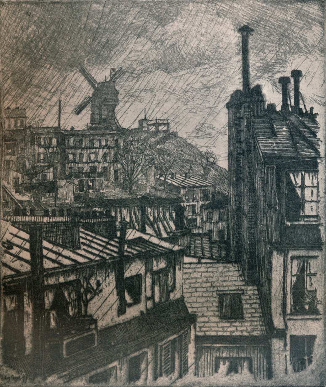 Montmartre, 1897 autorstwa Eugene Bejot