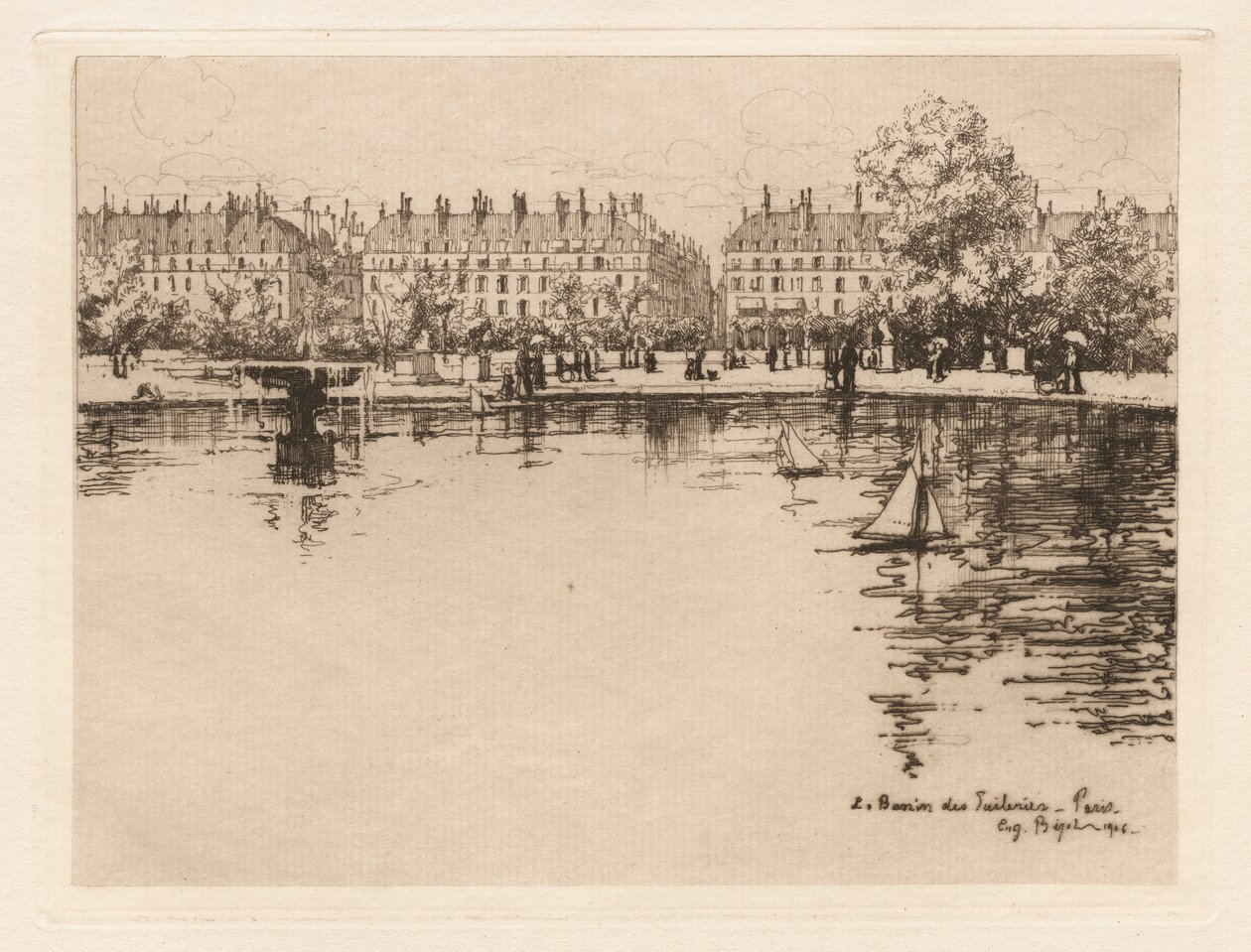 Dorzecze Tuileries autorstwa Eugene Bejot