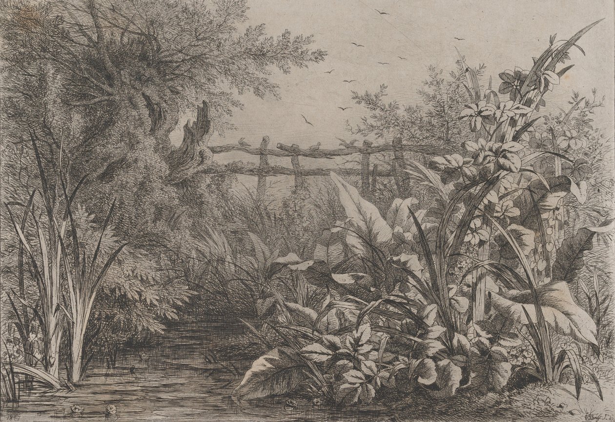 Staw, 1857. autorstwa Eugene Bléry