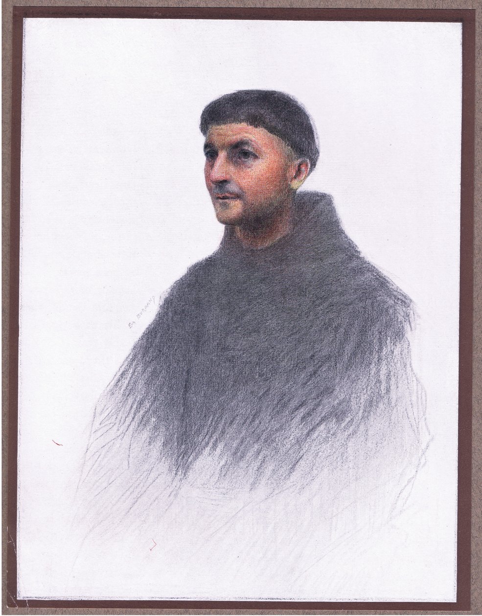 Zakonnik, 1919 autorstwa Eugene Burnand