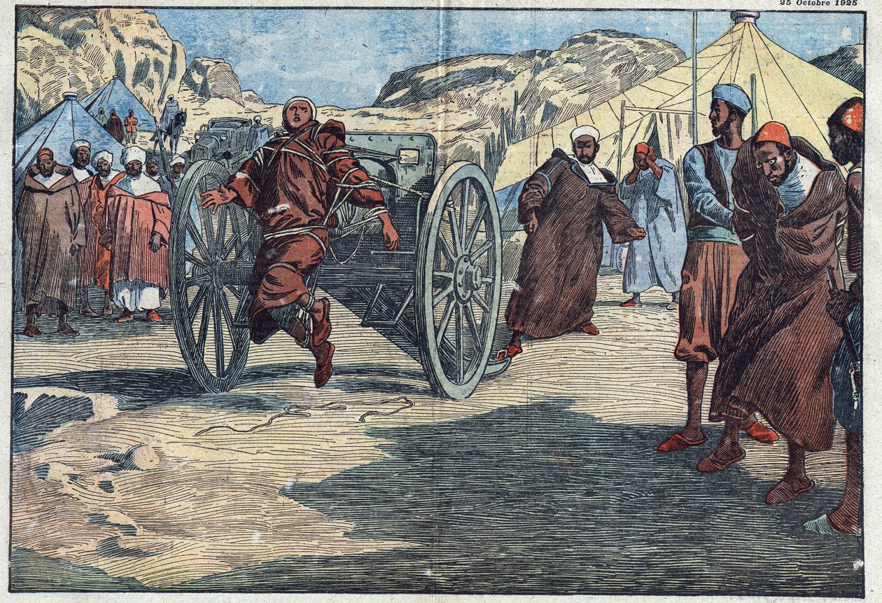 Wojna Maroka: Dubelkarem (Abdulkarim Al Khattabi autorstwa Eugene Damblans