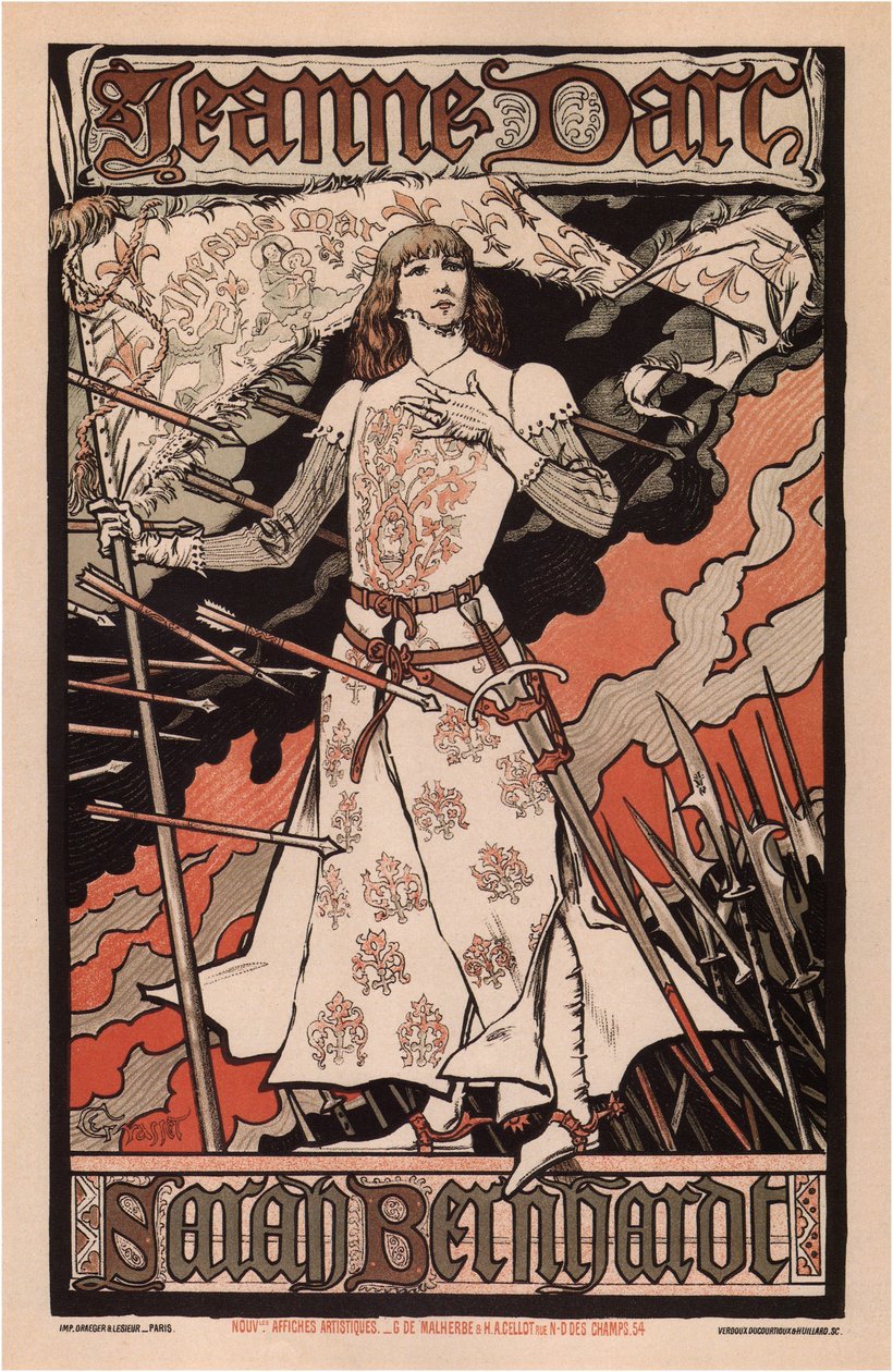 Sarah Bernhardt jako Joanna d