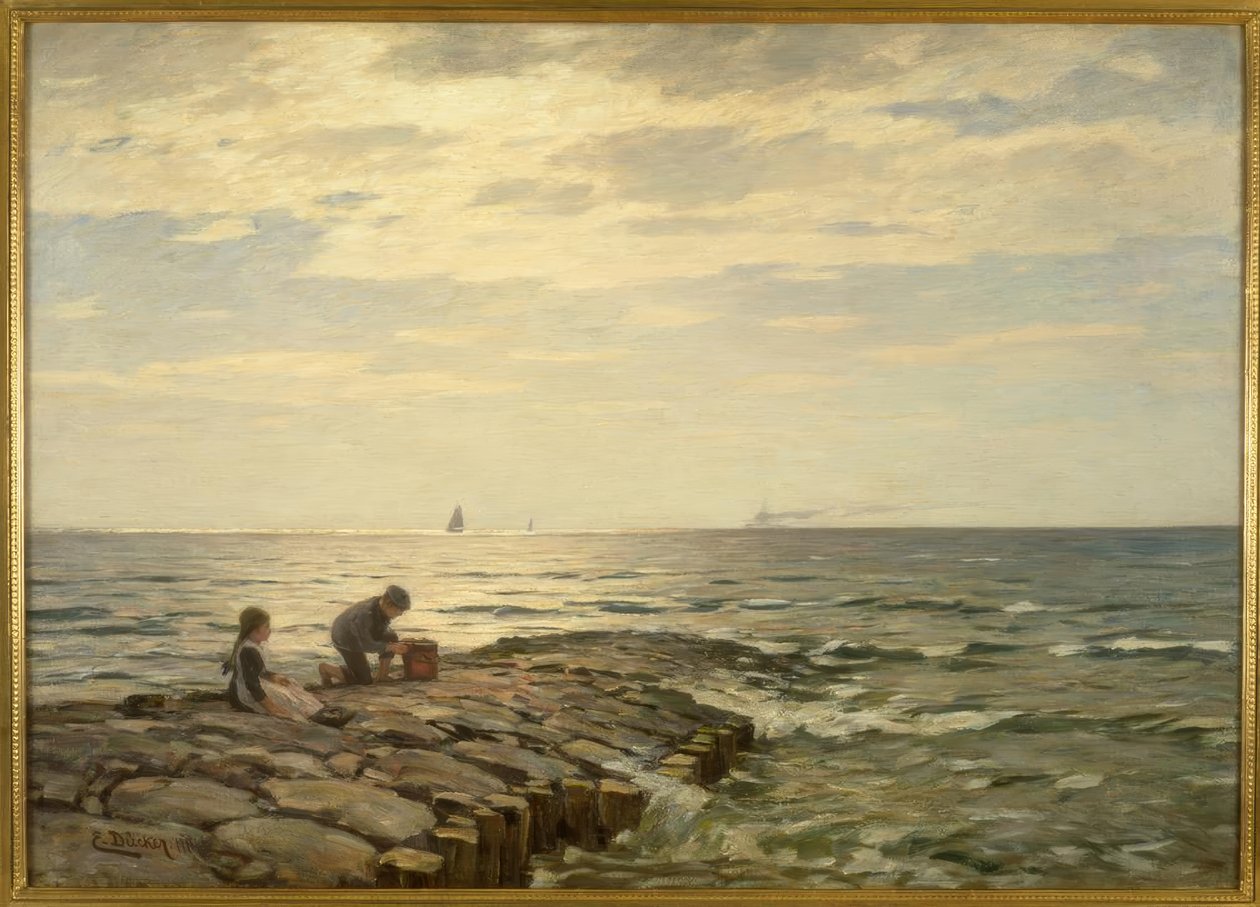 E. Dücker, Przy krecie autorstwa Eugene Gustav Dücker