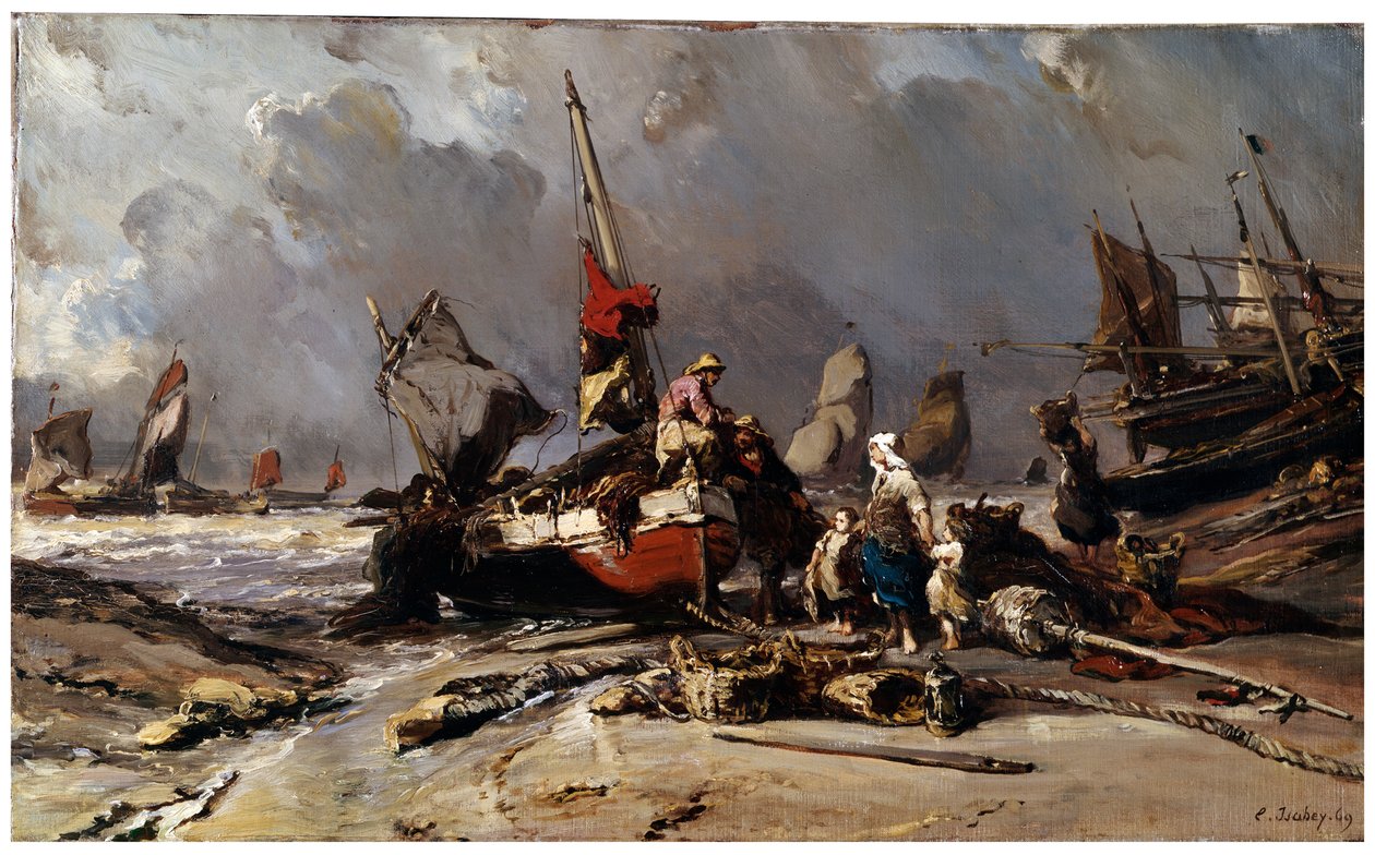 Po burzy, 1869 autorstwa Eugene Isabey