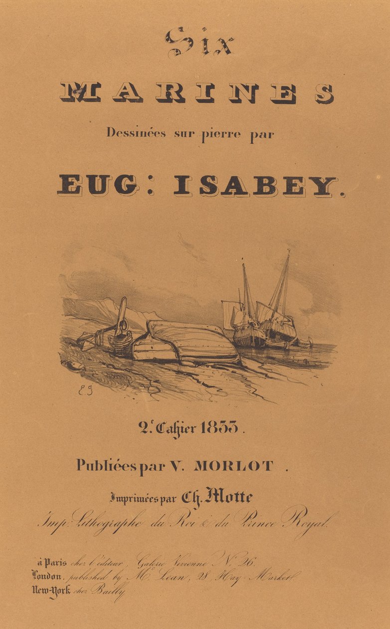 Sześciu marines autorstwa Eugene Isabey