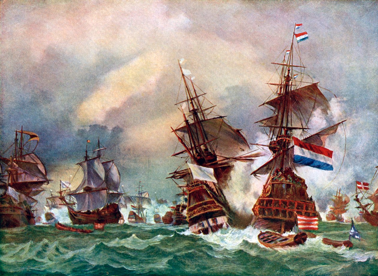 Bitwa pod Texel, 1673/1920. autorstwa Eugene Isabey