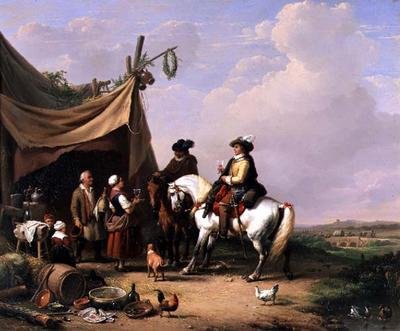 Puchar strzemion autorstwa Eugene Joseph Verboeckhoven