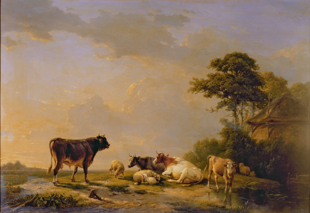 Nieznany obraz autorstwa Eugene Joseph Verboeckhoven