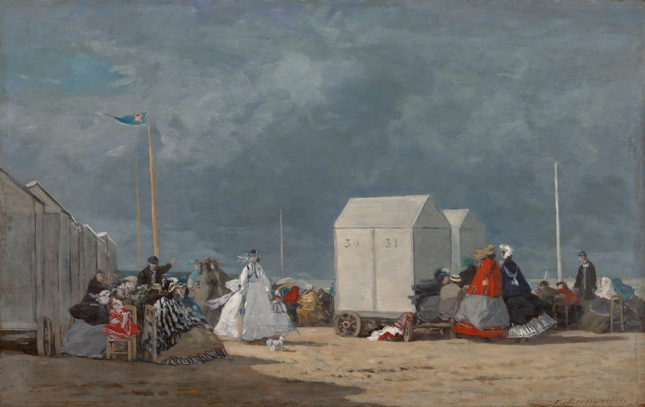 Zbliża się burza, 1864. autorstwa Eugene Louis Boudin