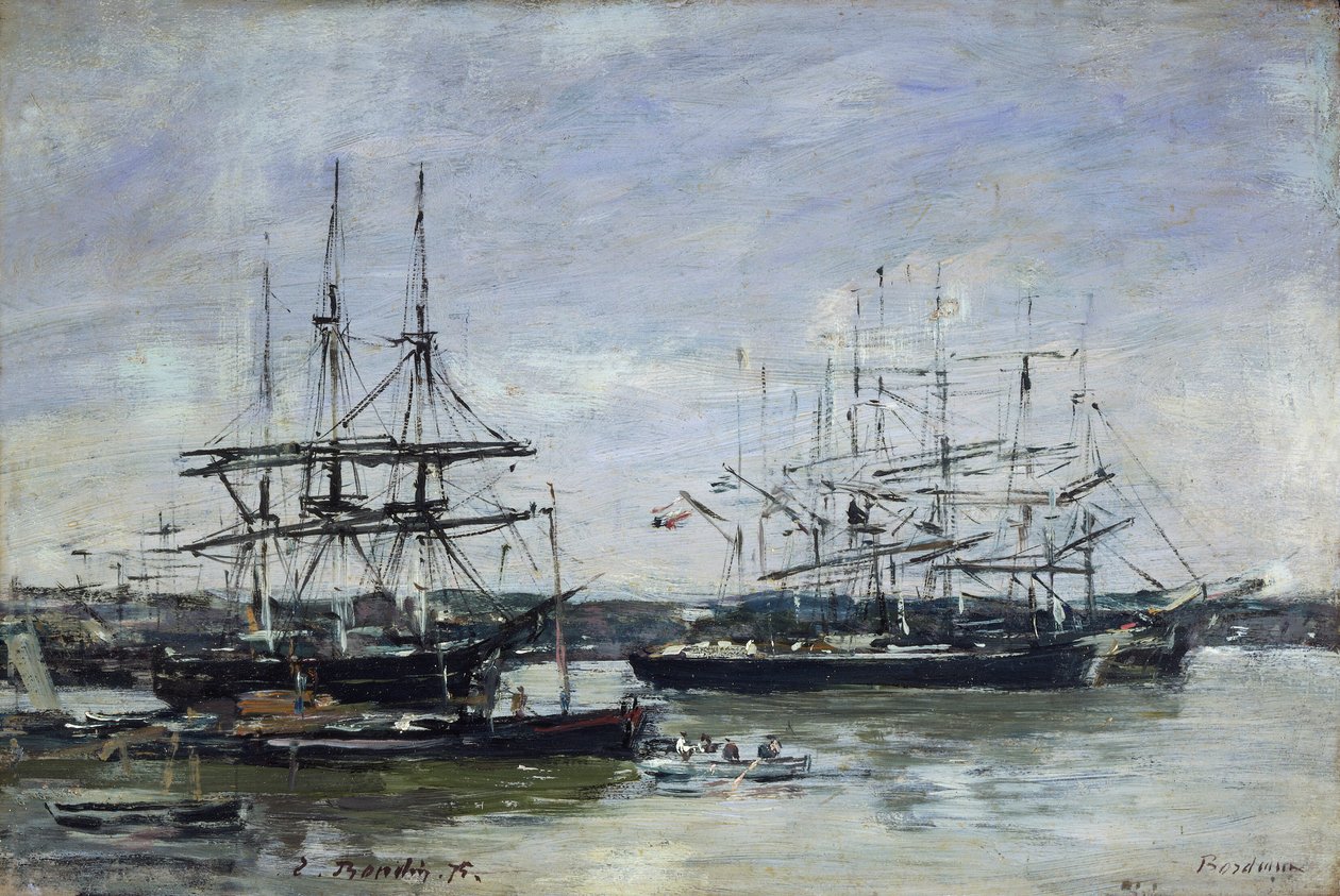 „Bordeaux”, 1875 r. autorstwa Eugene Louis Boudin