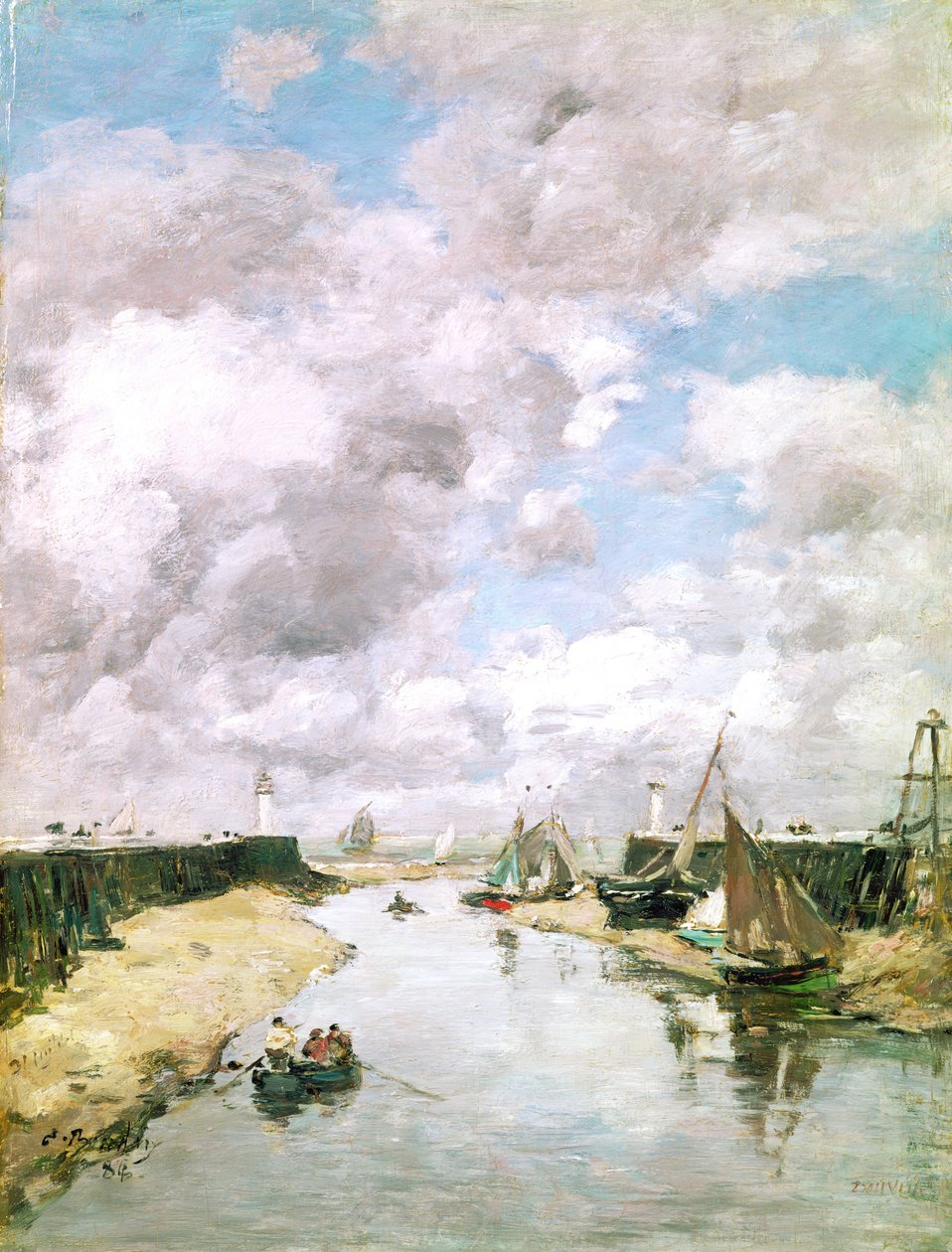 Trouville, 1884 autorstwa Eugene Louis Boudin