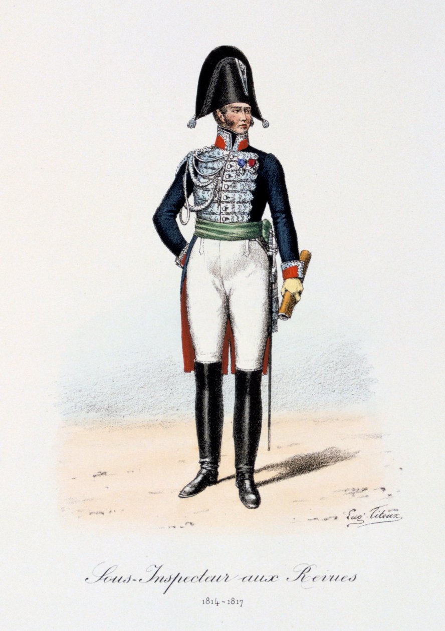 Podinspektor przeglądów, 1814-17 autorstwa Eugene Titeux