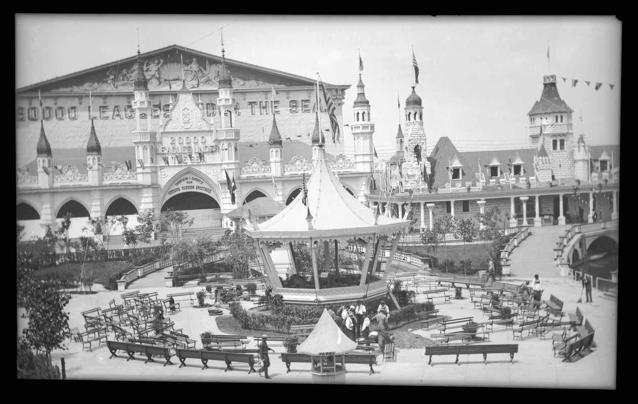 Luna Park, 1903 (negatyw azotanów) autorstwa Eugene Wemlinger