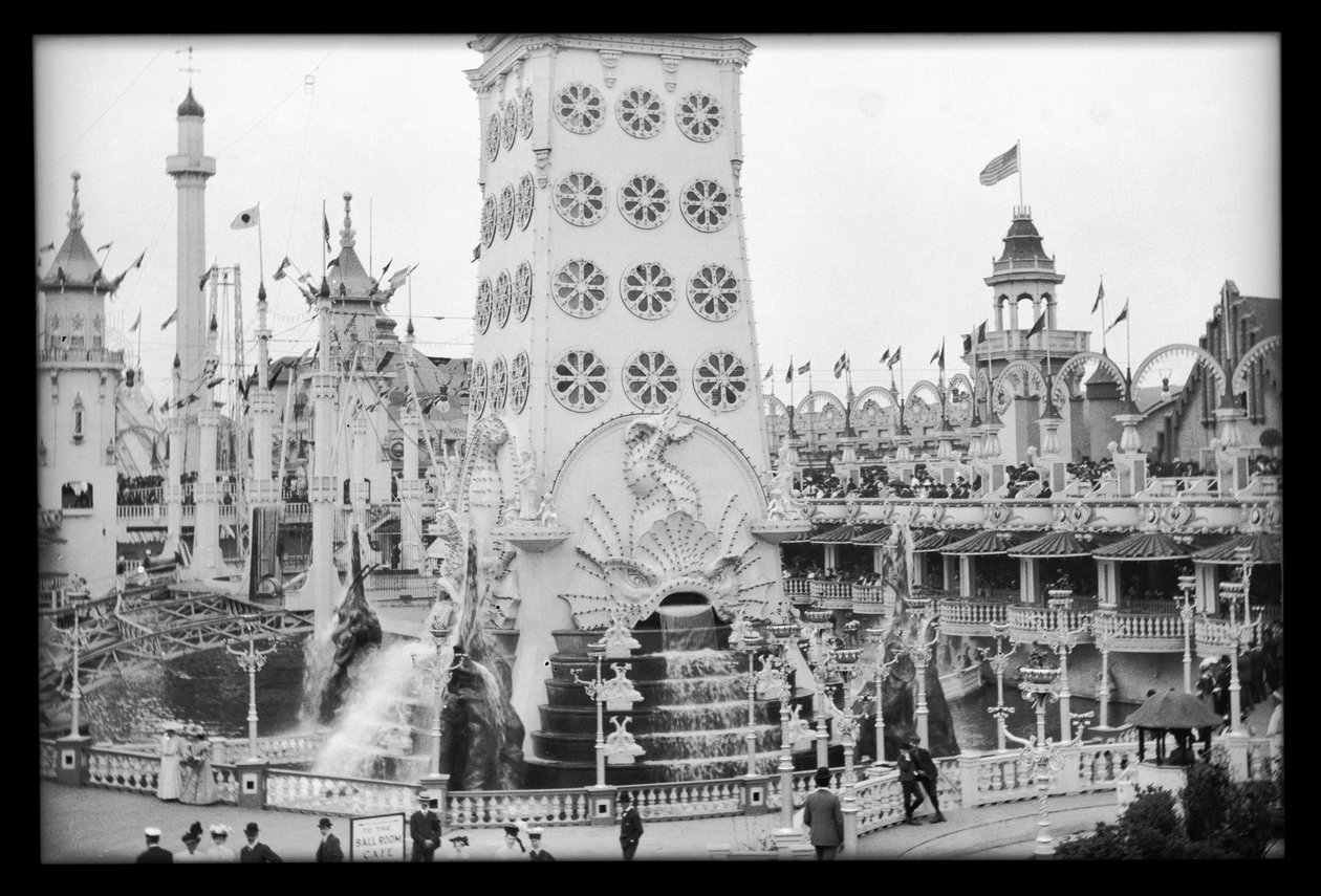 Luna Park, 1908 (azotan ujemny) autorstwa Eugene Wemlinger