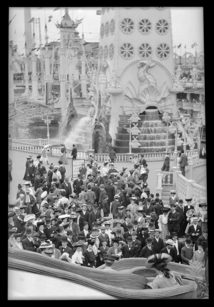 Luna Park, 1909 (azotan ujemny) autorstwa Eugene Wemlinger