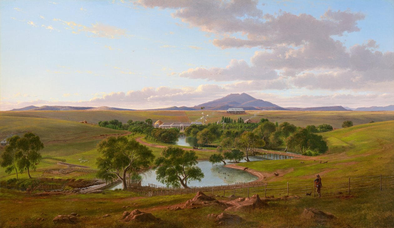 Yalla-y-Poora autorstwa Eugene von Guérard