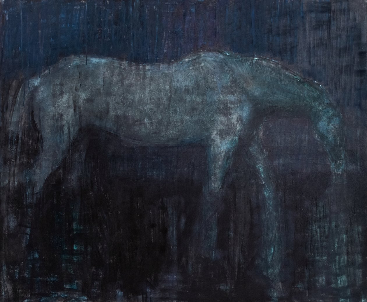 Lunatyk 3 (olej, pigment, płótno) autorstwa Eugenie Vronskaya