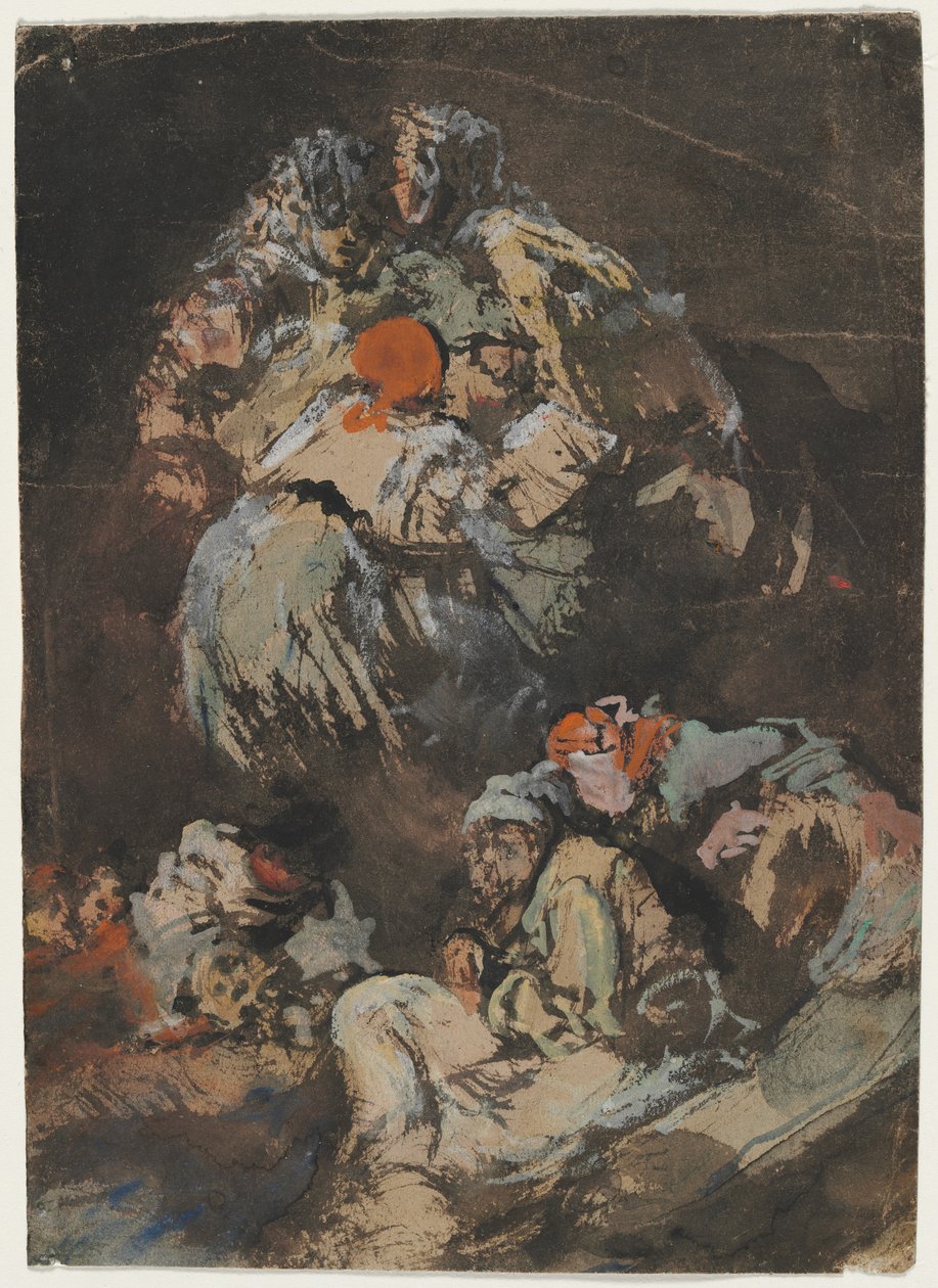 Figury, 1850-1860. autorstwa Eugenio Lucas Velázquez