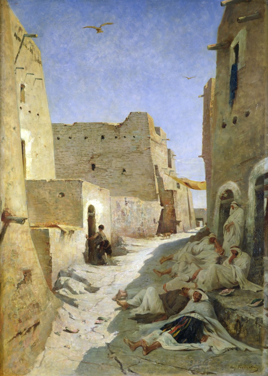 Droga Bab-El-Gharbi, Laghouat, 1859 autorstwa Eugène Fromentin