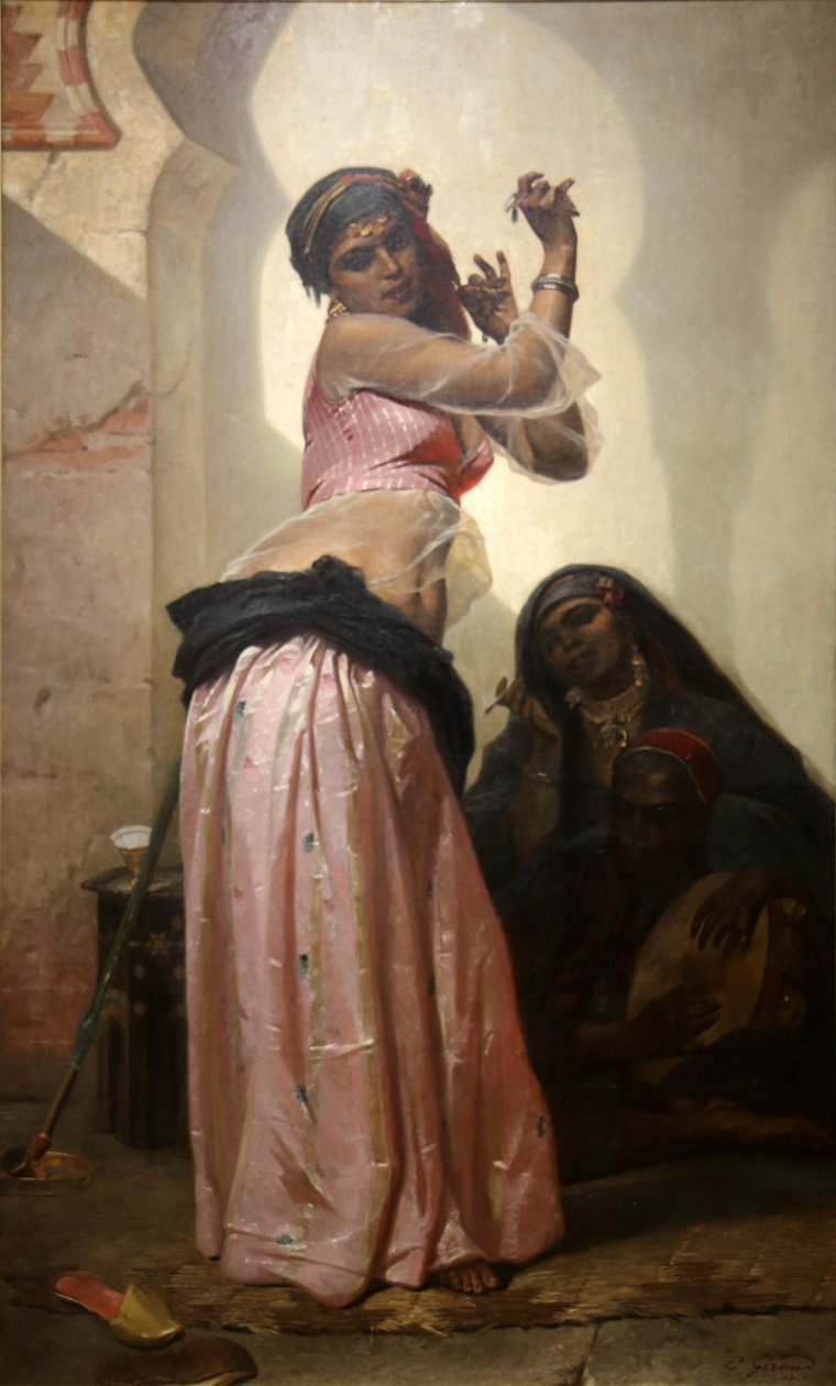 Tancerz w Kairze. autorstwa Pierre François Eugène Giraud