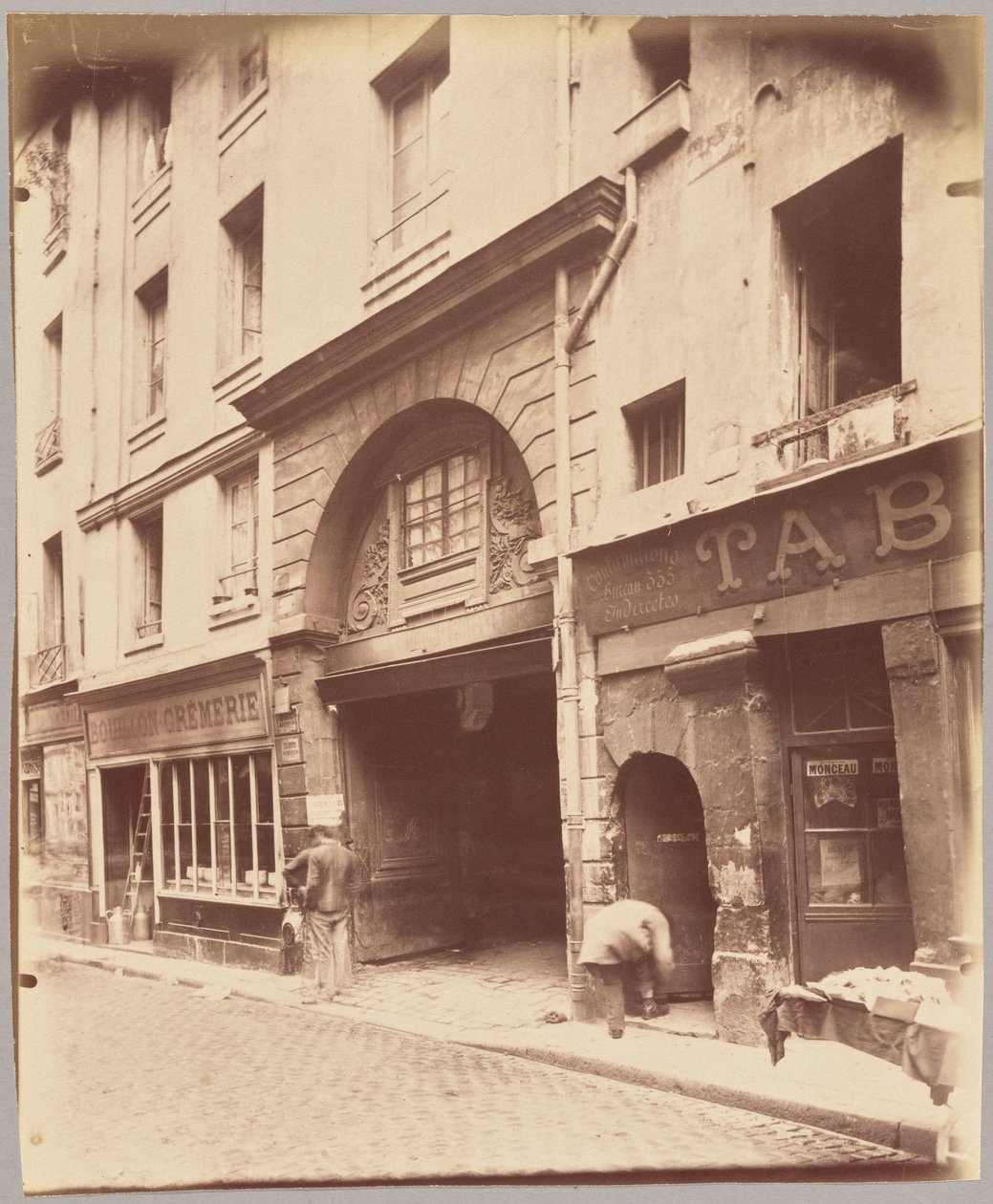 Château Rouge, rue Galande autorstwa Eugène Atget