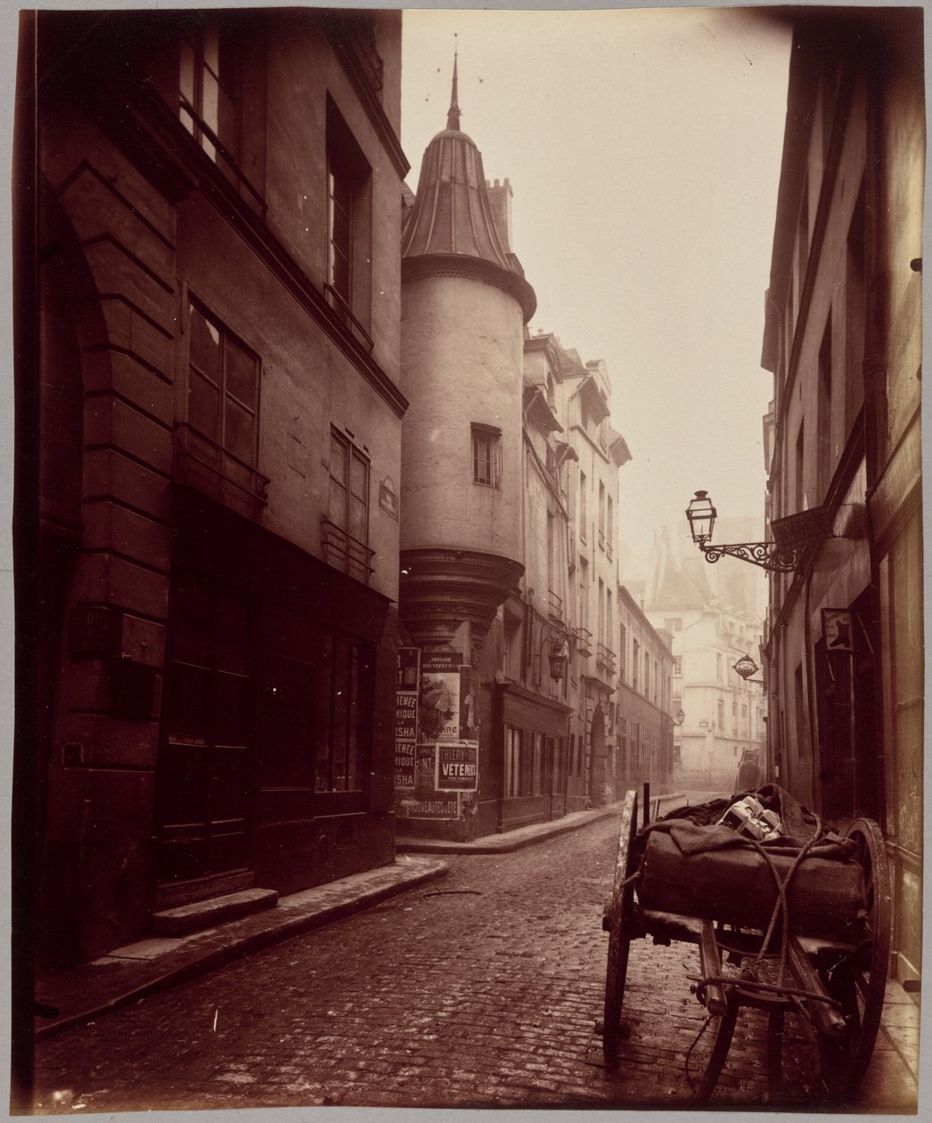 Rue Hautefeuille autorstwa Eugène Atget