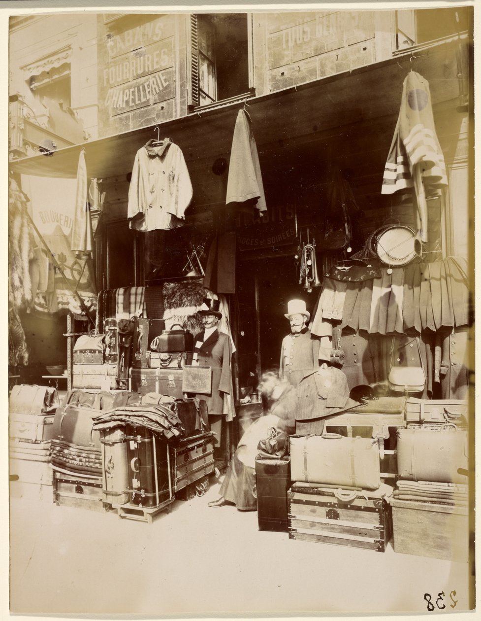 Rue du Petit Thouars [sic] autorstwa Eugène Atget