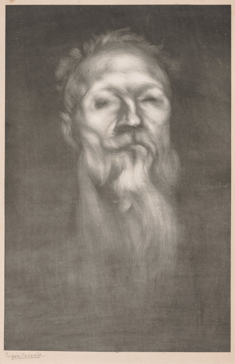 Auguste Rodina. autorstwa Eugène Carrière