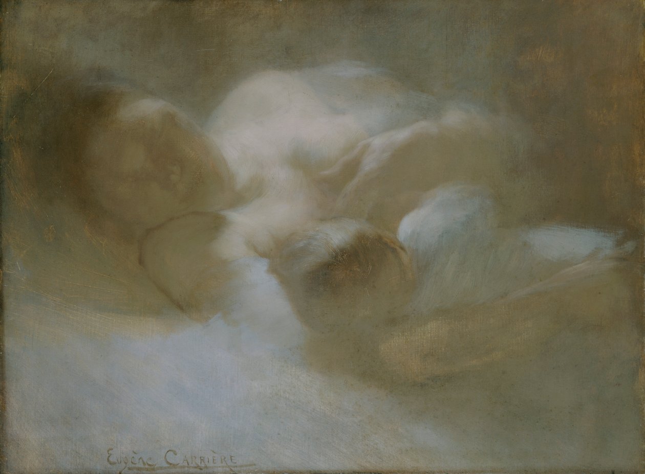 „Macierzyństwo”, ok. 1880 r. autorstwa Eugène Carrière