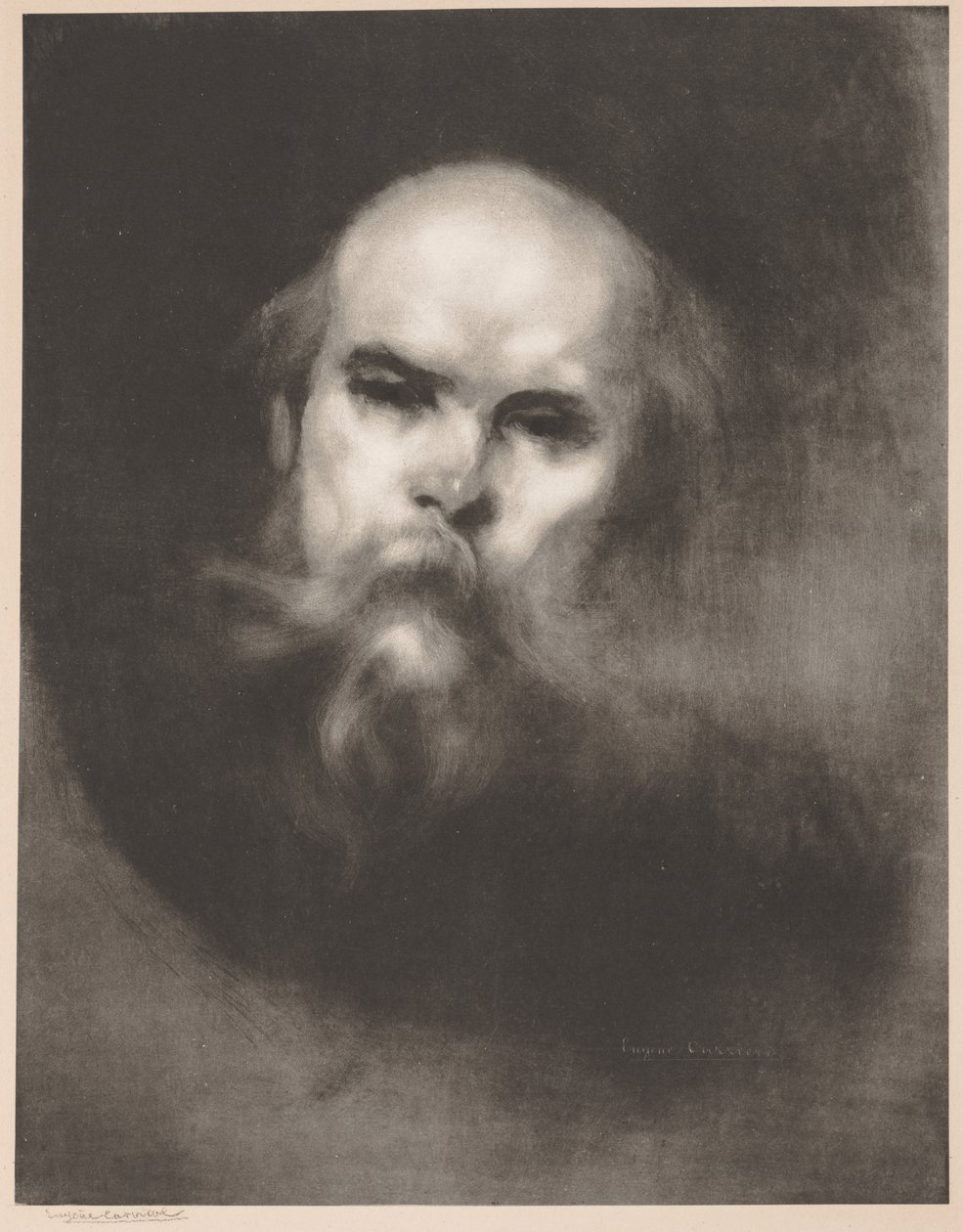 Paul Verlaine, 1896. autorstwa Eugène Carrière