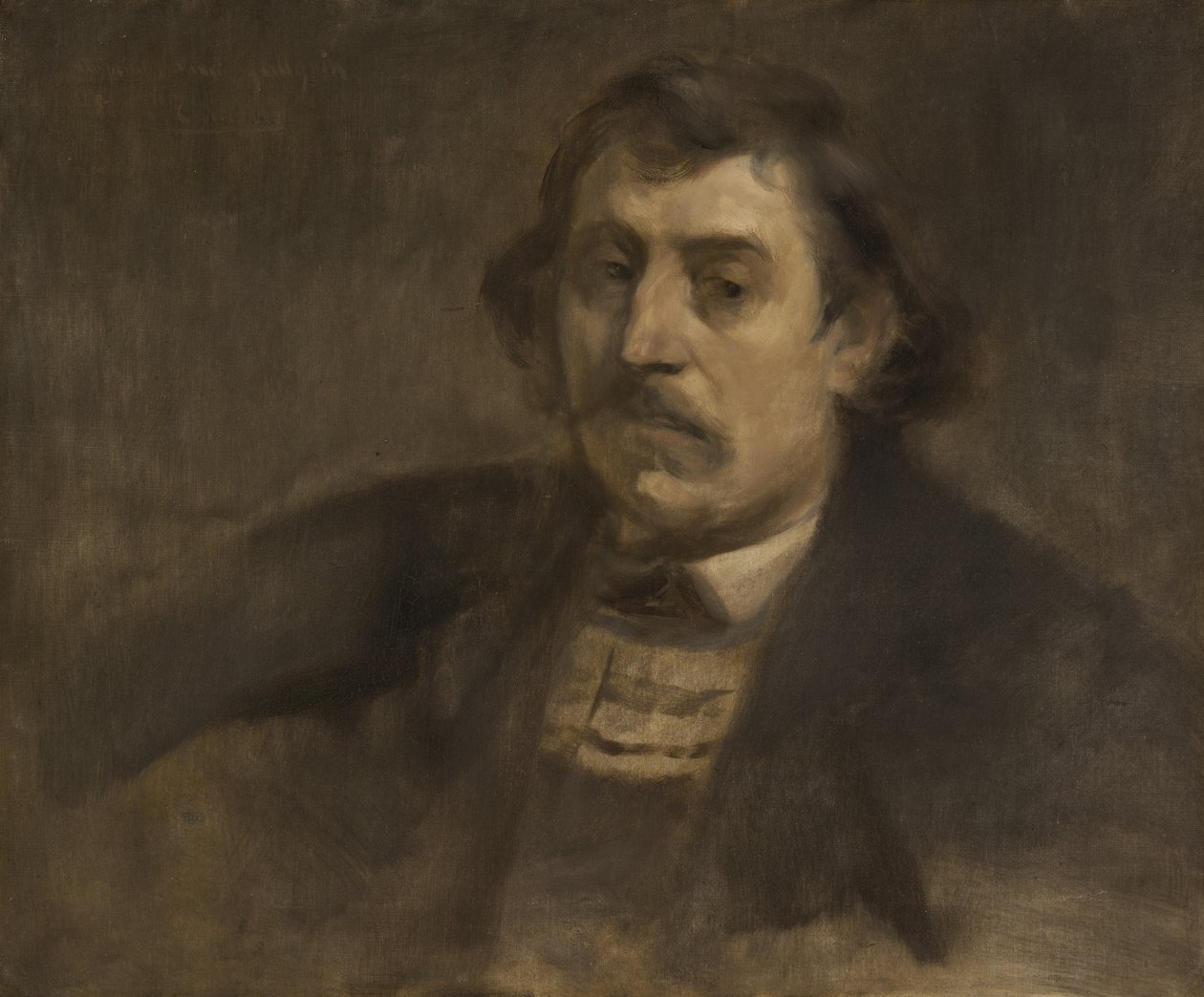 Portret Paula Gauguina, 1891 autorstwa Eugène Carrière