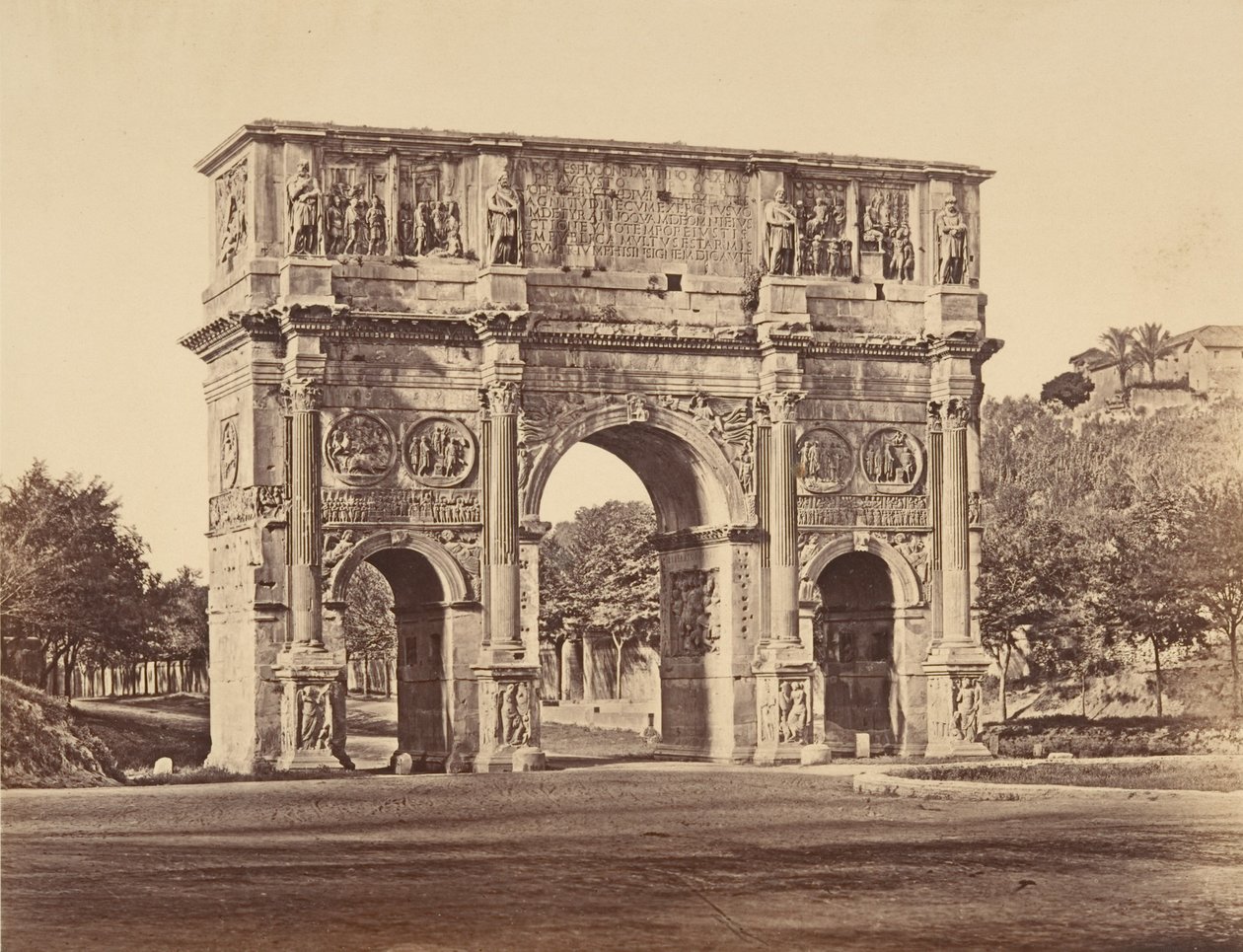 Łuk Konstantyna, 1848-52. autorstwa Eugène Constant