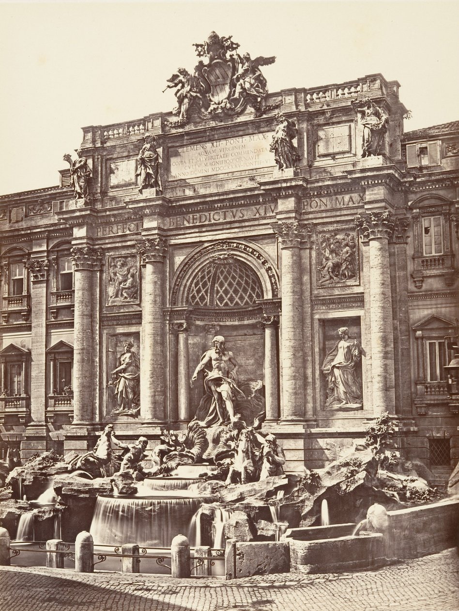 Fontanna di Trevi, 1848-52. autorstwa Eugène Constant