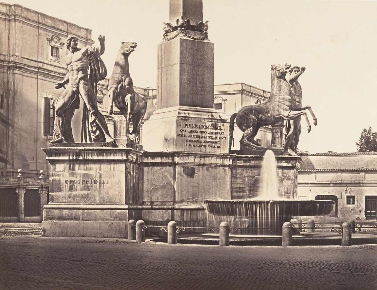 Monte Cavallo, 1848-52. autorstwa Eugène Constant