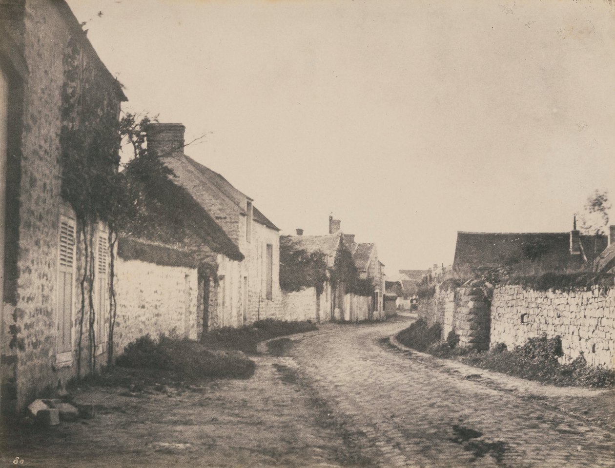 Barbizon, ok. 1860 r. autorstwa Eugène Cuvelier