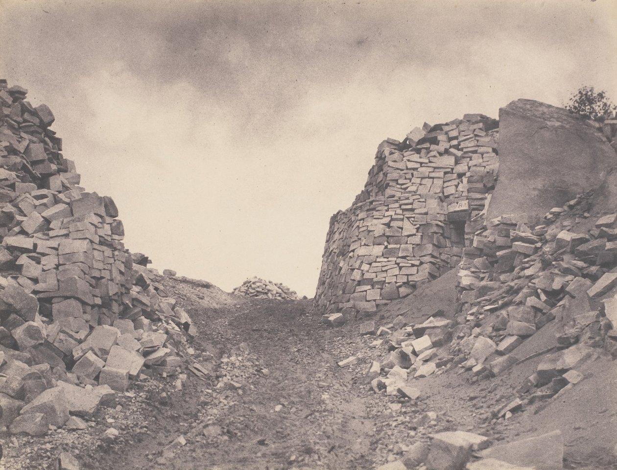 Kamieniołom w Les Sables de Macherin, 1863. autorstwa Eugène Cuvelier