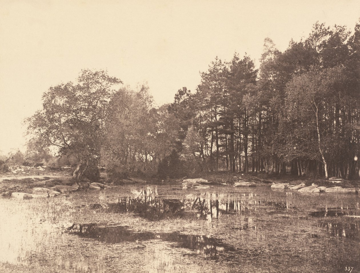 Bagno w Piat (Płaskowyż Belle-Croix) autorstwa Eugène Cuvelier