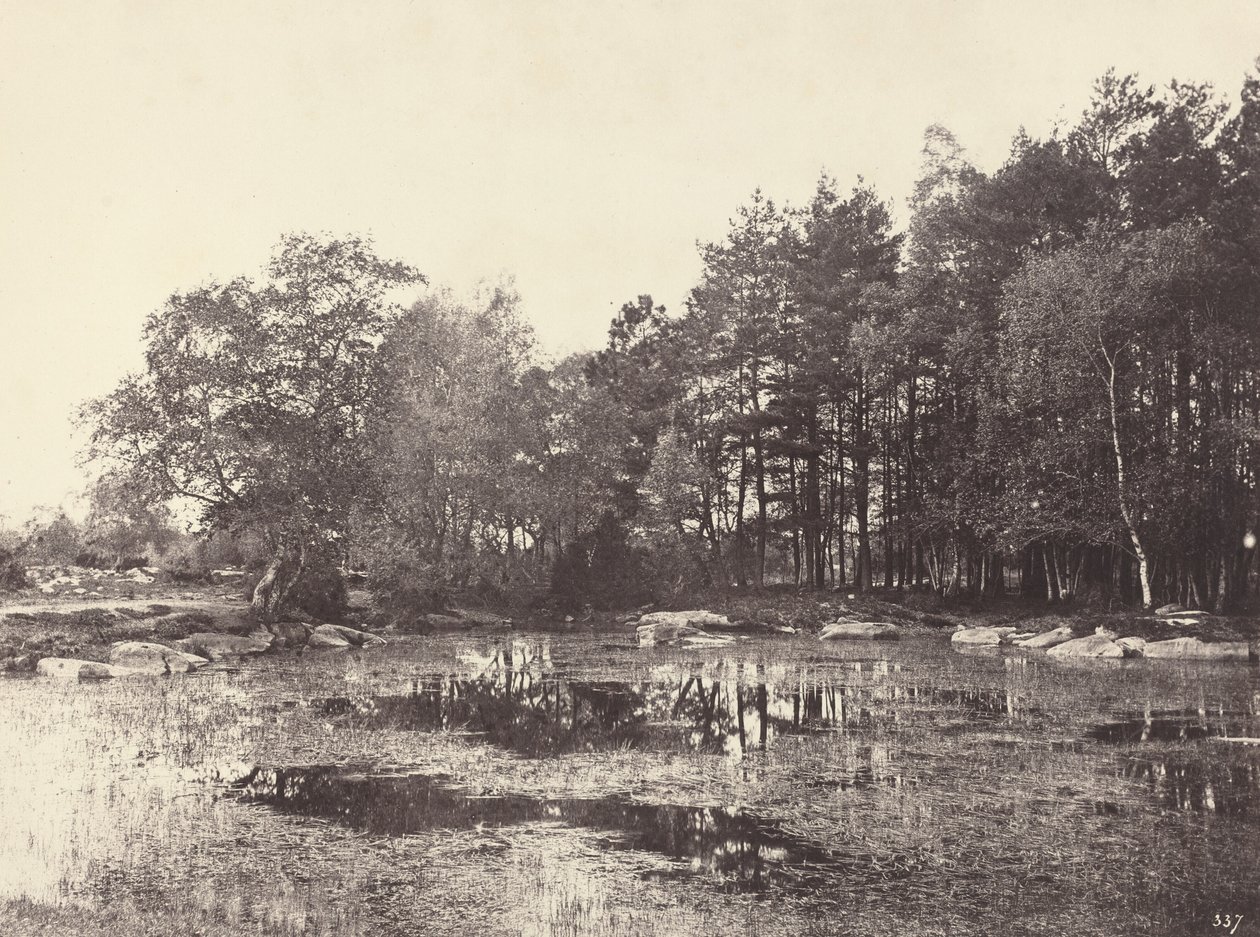 Bagno na płaskowyżu Piat Belle-Croix, c. 1863. autorstwa Eugène Cuvelier