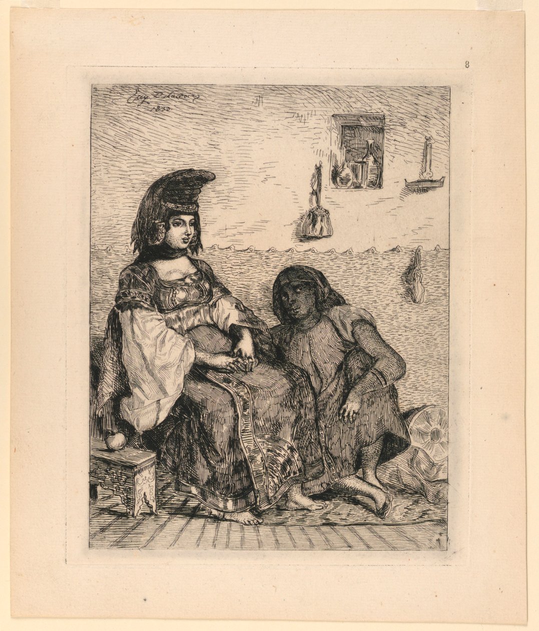 Żydówka z Algieru autorstwa Eugène Delacroix