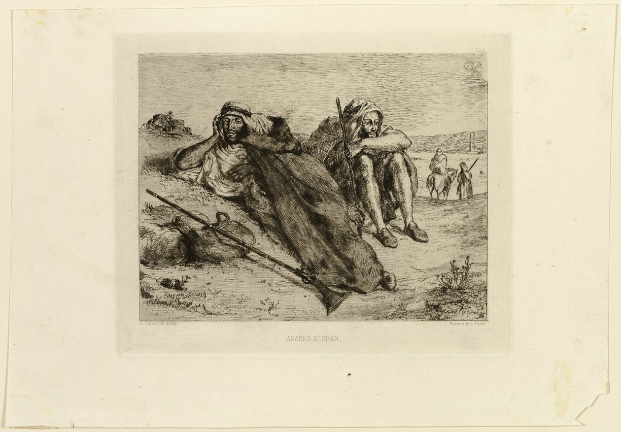 Arabowie z Oranu autorstwa Eugène Delacroix