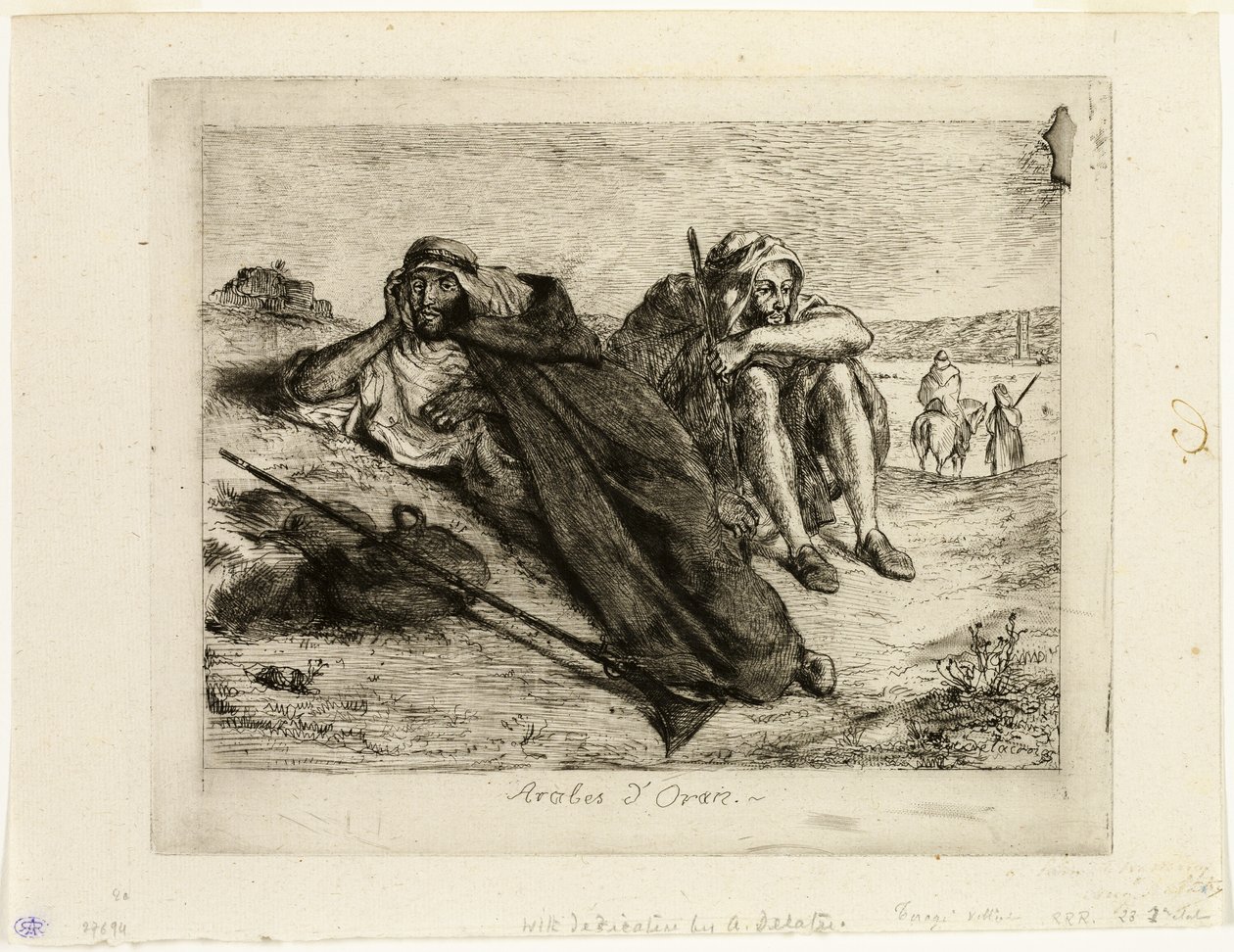 Arabowie z Oranu autorstwa Eugène Delacroix