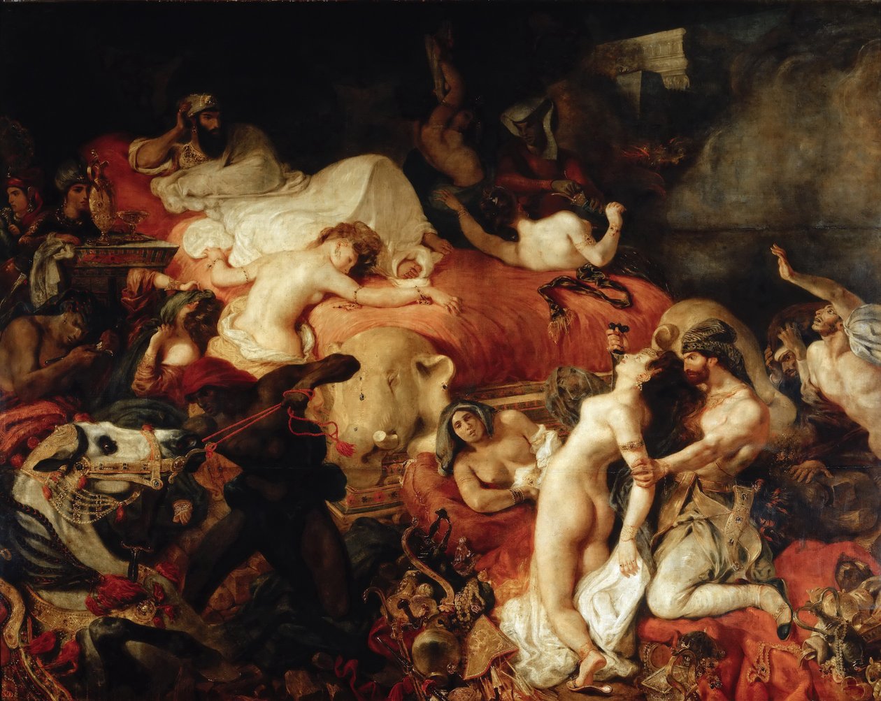 Śmierć Sardanapala autorstwa Ferdinand Victor Eugene Delacroix
