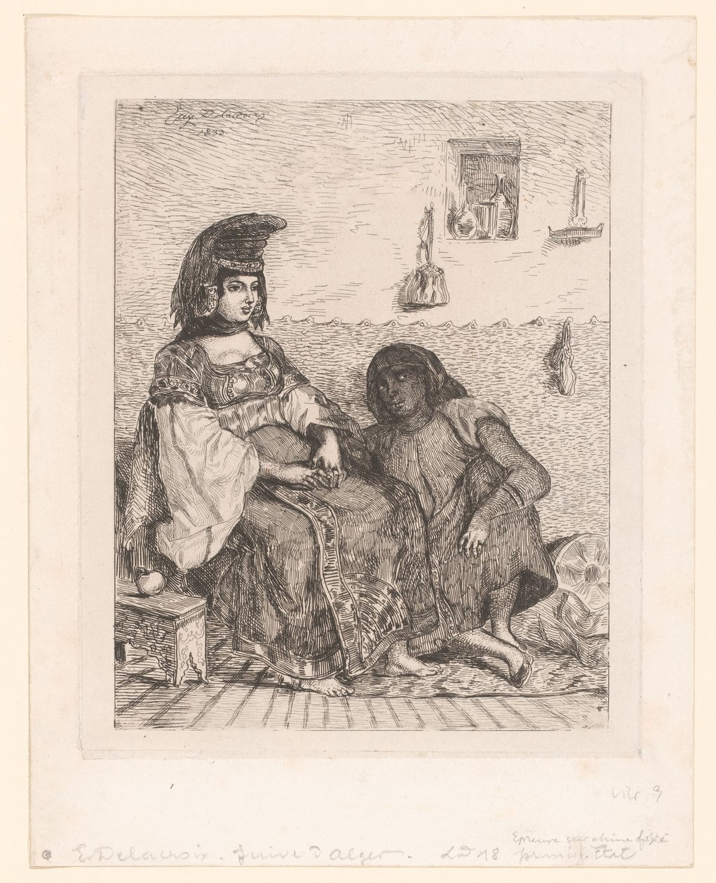 Żydówka z Algieru autorstwa Eugène Delacroix