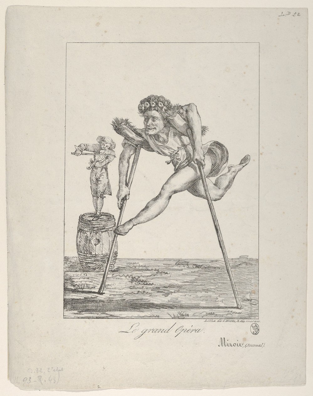 Wielka Opera, 1821., 1821. autorstwa Eugène Delacroix