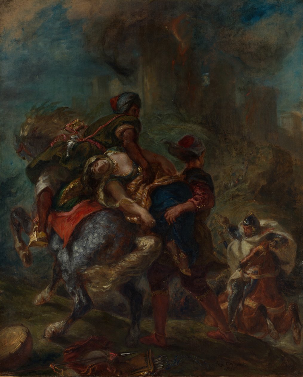 Porwanie Rebeki, 1846. autorstwa Ferdinand Victor Eugene Delacroix