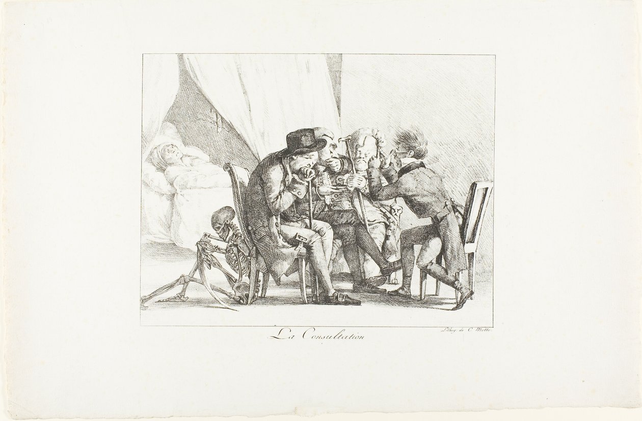 Konsultacja autorstwa Eugène Delacroix