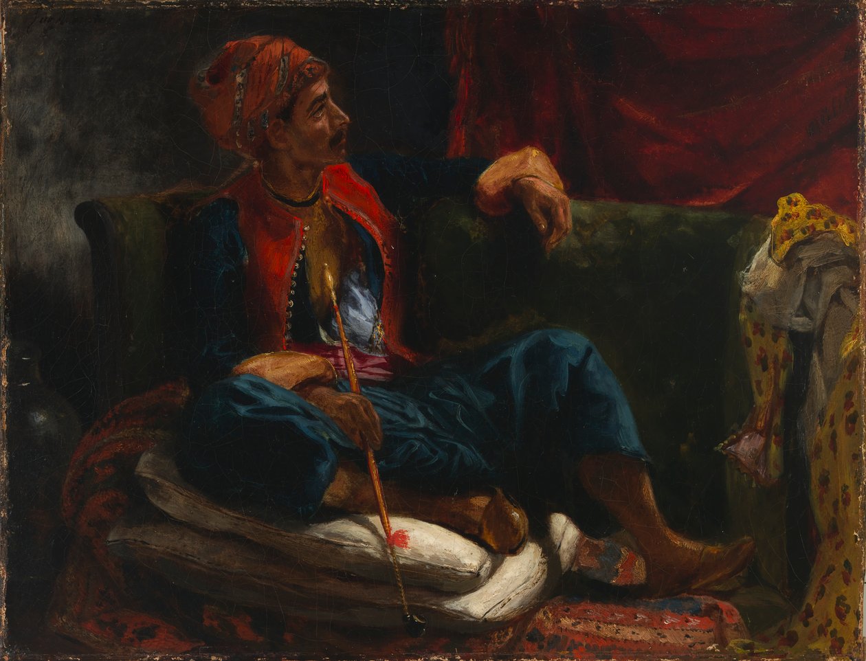 Palacz, XIX wiek. autorstwa Eugène Delacroix